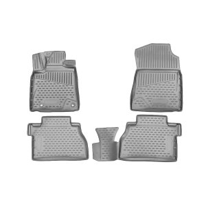 Toyota Tundra Floor Mats - Omac - Rubber TPE - Grey - 2014-2021